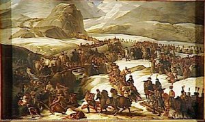 PASSAGE DU GRAND SAINT BERNARD PAR L'ARMEE FRANCAISE.20 MAI 1800