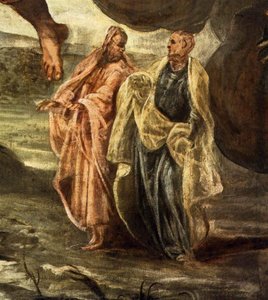 The Ascension (detail) — Jacopo Tintoretto