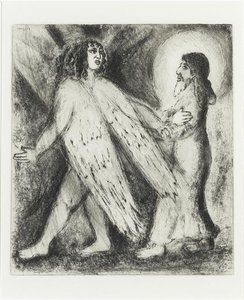 The Man Guided By The Lord The Right Way (isaiah, Lviii, 8 11) — Marc Chagall
