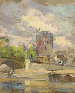 Canal Saint-martin — Konstantin Alexeievitch Korovin, Impressionism