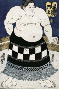 Sumo-e, Ukiyo-e Prints Of Sumo Wrestler — Utagawa Yoshitora