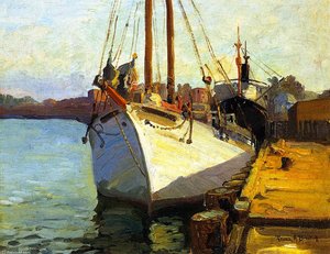 San Pedro Harbor — Franz Bischoff