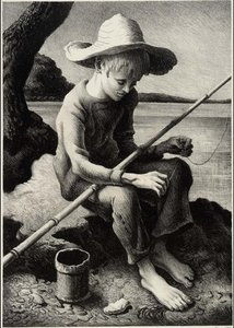 The Little Fisherman — Thomas Hart Benton