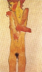 Nude 1910 — Egon Schiele, Expressionism