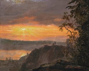 Landscape In Evening Light — Johan Christian Claussen Dahl