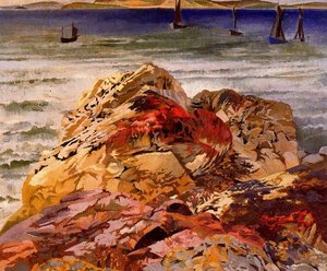 Fishing Boats. St Ives — Sir Stanley Spencer