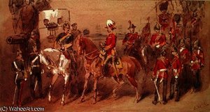 General Sir Garnet Wolseley At Alexandria — Orlando Norie