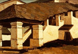 Smolensk. The Porch Of The Convent. — Nicholas Roerich