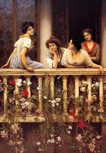 Balcony — Eugen Von Blaas