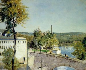U.s. Thread Company Mills, Willimantic, Connecticut — Julian Alden Weir
