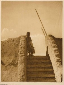 The Kiva Stairs San Ildefonso — Edward Sheriff Curtis