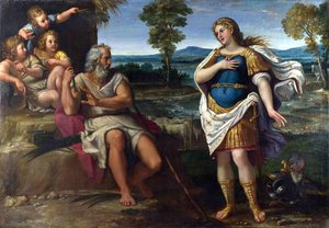 Erminia Takes Refuge With The Shepherds — Annibale Carracci