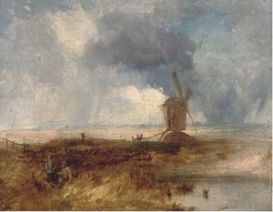 A Showery Day — James Baker Pyne