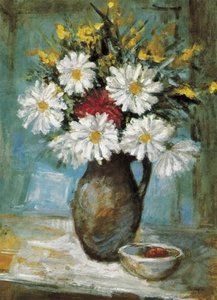 Still Life With Flowers — Sandor Bortnyik