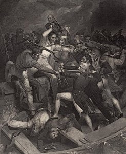 Nelson's Conflict With A Spanish Launch — Richard Westall