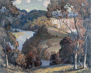 Autumn In The Wye Valley — Leonard W Pike