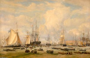 The Arrival Of The King Of France — John Christian Schetky