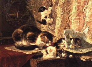 Making Mischief — Henriette Ronner Knip