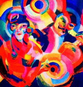 Flamenco Singer — Sonia Delaunay (sarah Ilinitchna Stern), Orphism