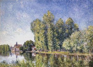 The Loing At Moret 1 — Alfred Sisley