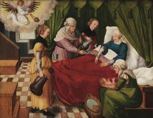 The Birth Of Mary — Wolf Traut (attributed)