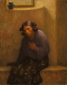 Twilight (hopi Girl) — Joseph Henry Sharp