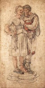 Amorous Peasants — Albrecht Dürer, Northern Renaissance