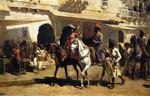 Start For The Hunt At Gwalior — Edwin Lord Weeks