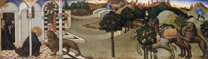 Scenes From The Life Of St Jerome — Sano Di Pietro, Sienese Gothic Tradition