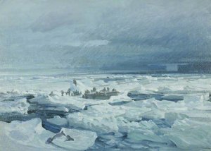Camp On The Breaking Pack Ice, Weddell Sea — George E Marston