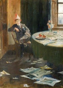 After The Party — Sir Alfred James Munnings, Impressionistic Brushwork