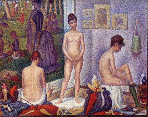 Les Poseuses — Georges Seurat