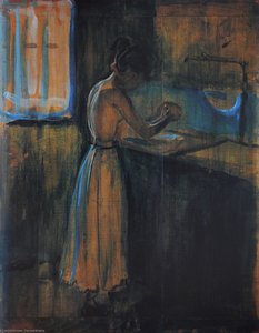Girl Washing Herself — Edvard Munch, Symbolism