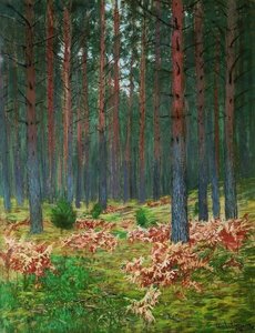 Landscape With Ferns — Isaak Ilyich Levitan