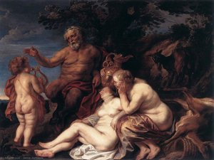 Education Of Jupiter — Jacob Jordaens, Baroque Dynamism