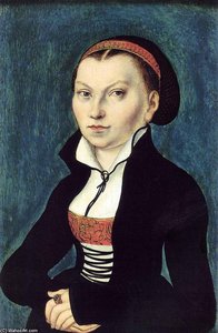 Portrait Of Katharina Von Bora — Lucas Cranach The Elder