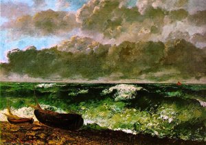 The Stormy Sea — Gustave Courbet
