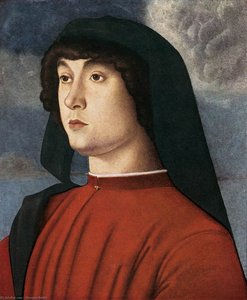 Portrait Of A Young Man In Red — Giovanni Bellini, Renaissance Humanism