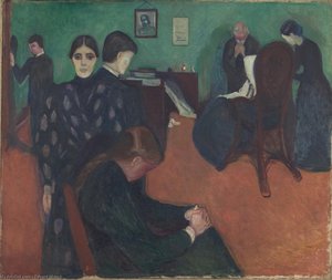 The Mortuary Room — Edvard Munch, Expressionism
