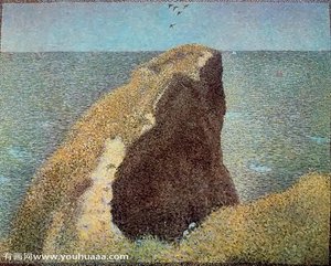 Le Bec Du Hoc, Grandcamp — Georges Seurat