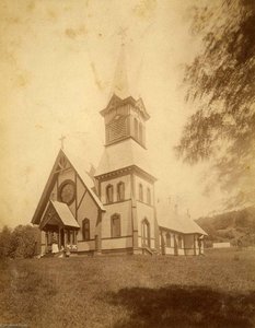 Catholic Church, From The Album Views Of Charlestown, New Hampshire — Gotthelf Pach