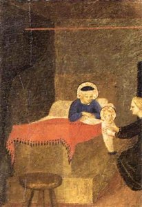 Birth Of The Virgin — Fra Angelico, Early Renaissance