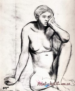 Study For The Medieval War Scene — Edgar Degas
