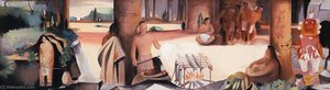 Squaws Rest (mural Study, Elizabethtown, Pennsylvania Post Office) — Lee Gatch