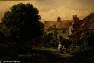 Old House At Hendon — Bernard Walter Evans