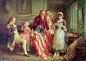 Betsy Ross — Jean Leon Gerome Ferris
