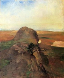 Autumn Study, View Over Hanging Rock, Newport, R.i. (aka Bishop Berkeley's Rock) — John La Farge