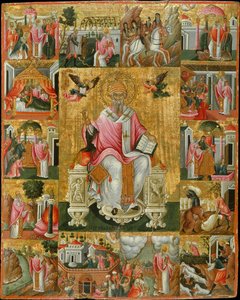 St Spyridon And Scenes From His Life — Theodoros Poulakis