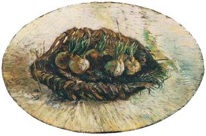 Basket Of Sprouting Bulbs — Vincent Willem Van Gogh
