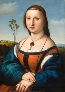 Portrait Of Maddalena Doni — Raphael, High Renaissance